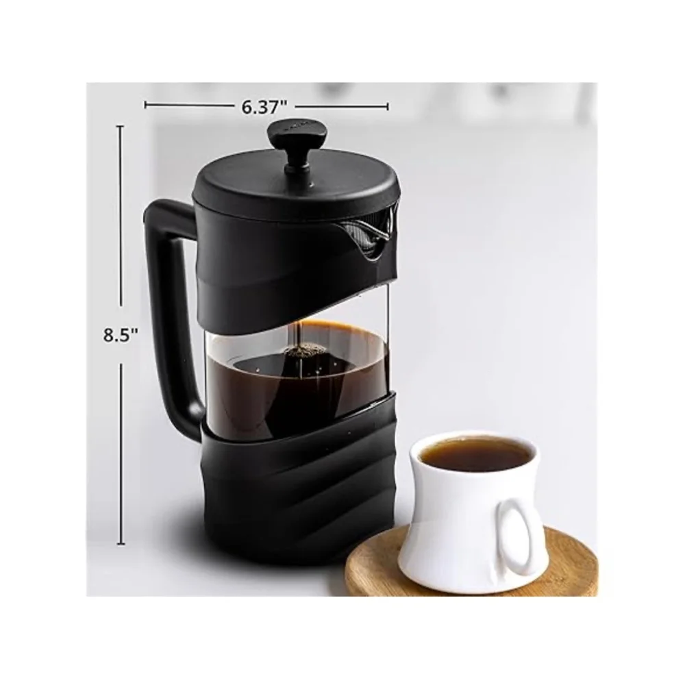 NEW Ovente Coffee Press 34oz Black